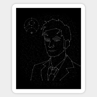 The 10th Doctor Across the Stars Sticker